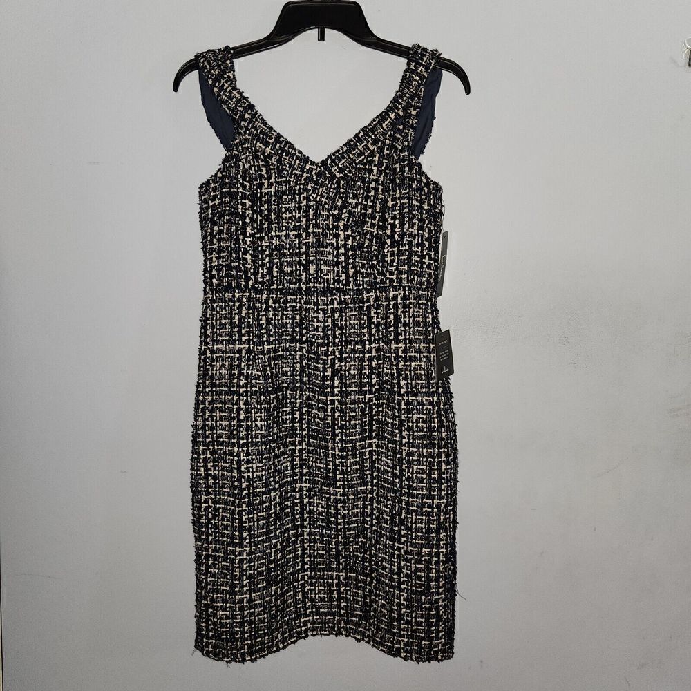 Lulus M Fifth Avenue Navy Blue Off-the-Shoulder Wool Blend Mini Dress